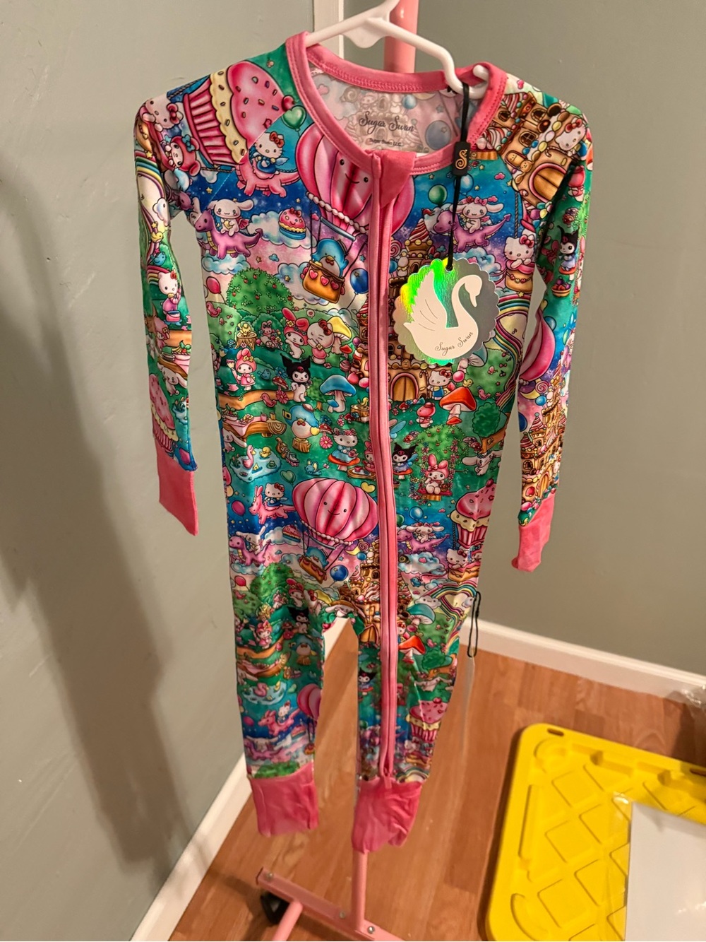 2T Sugar Swan Hello Kitty Bamboo Zippy *New with Tags*